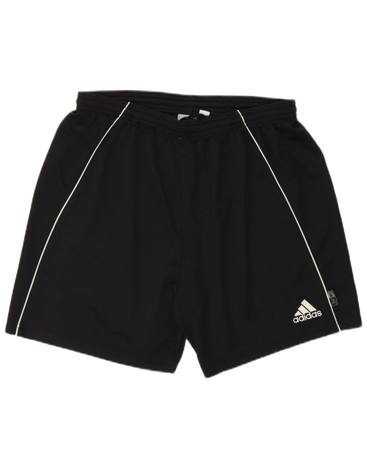 Adidas Short de sport Climalite pour homme, grand, noir, polyester