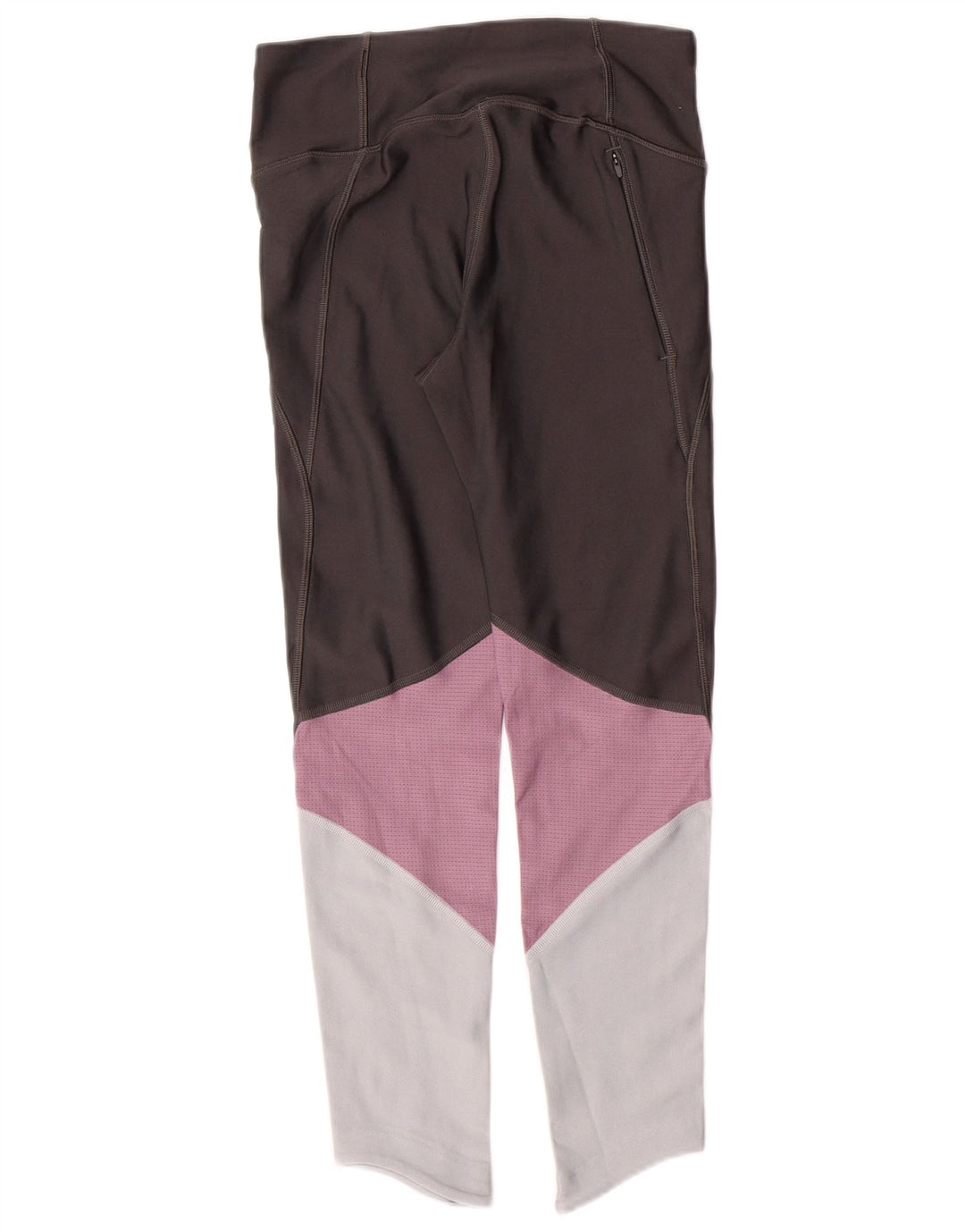 UNDER ARMOUR Legging Heat Gear pour femme UK 8 Small Gris Colorblock