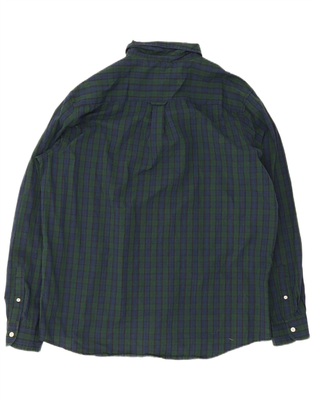 Chaps Chemise Homme XL Bleu Marine Carreaux Coton