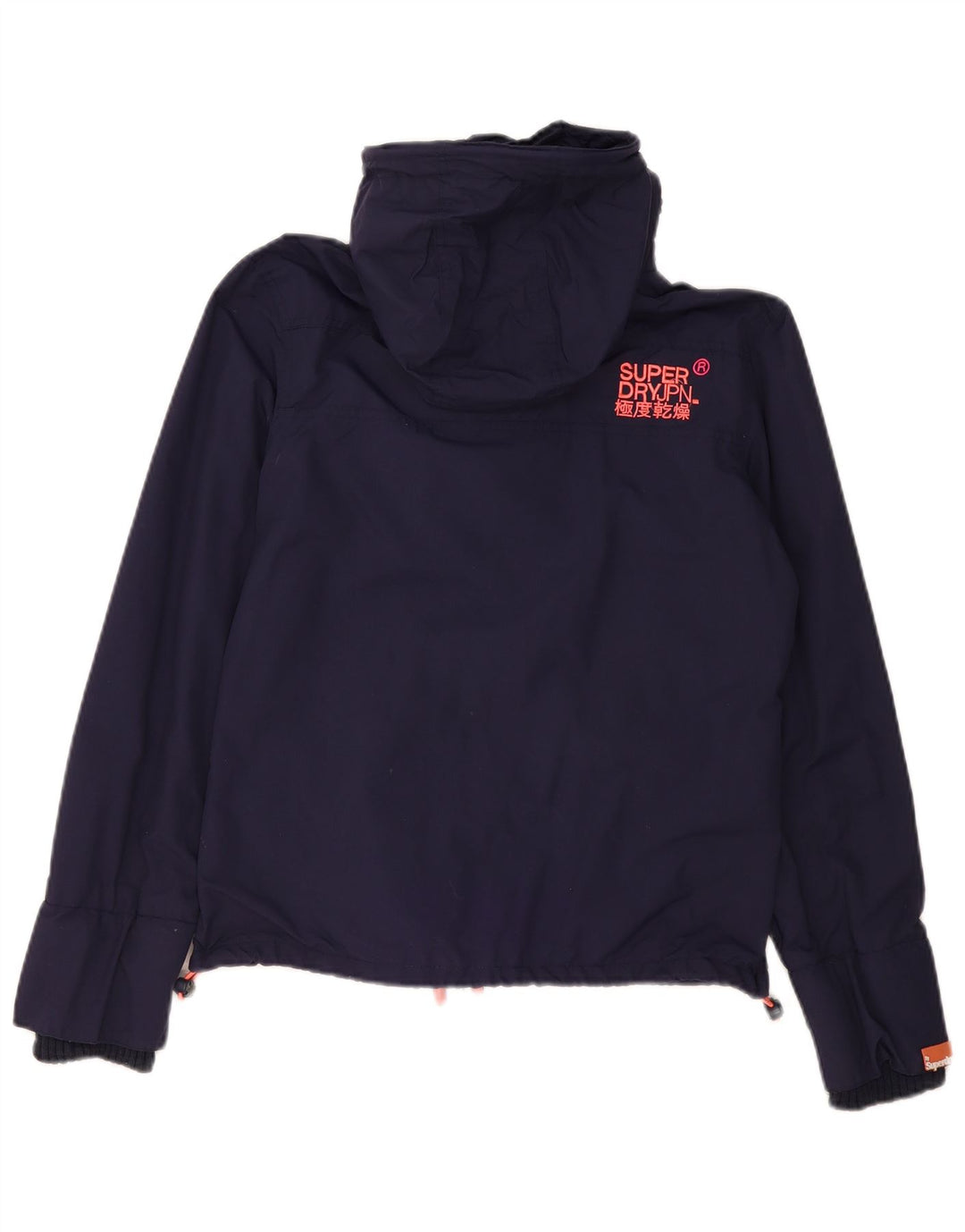 Superdry Veste coupe-vent Windcheater pour femme UK 14 Bleu marine moyen