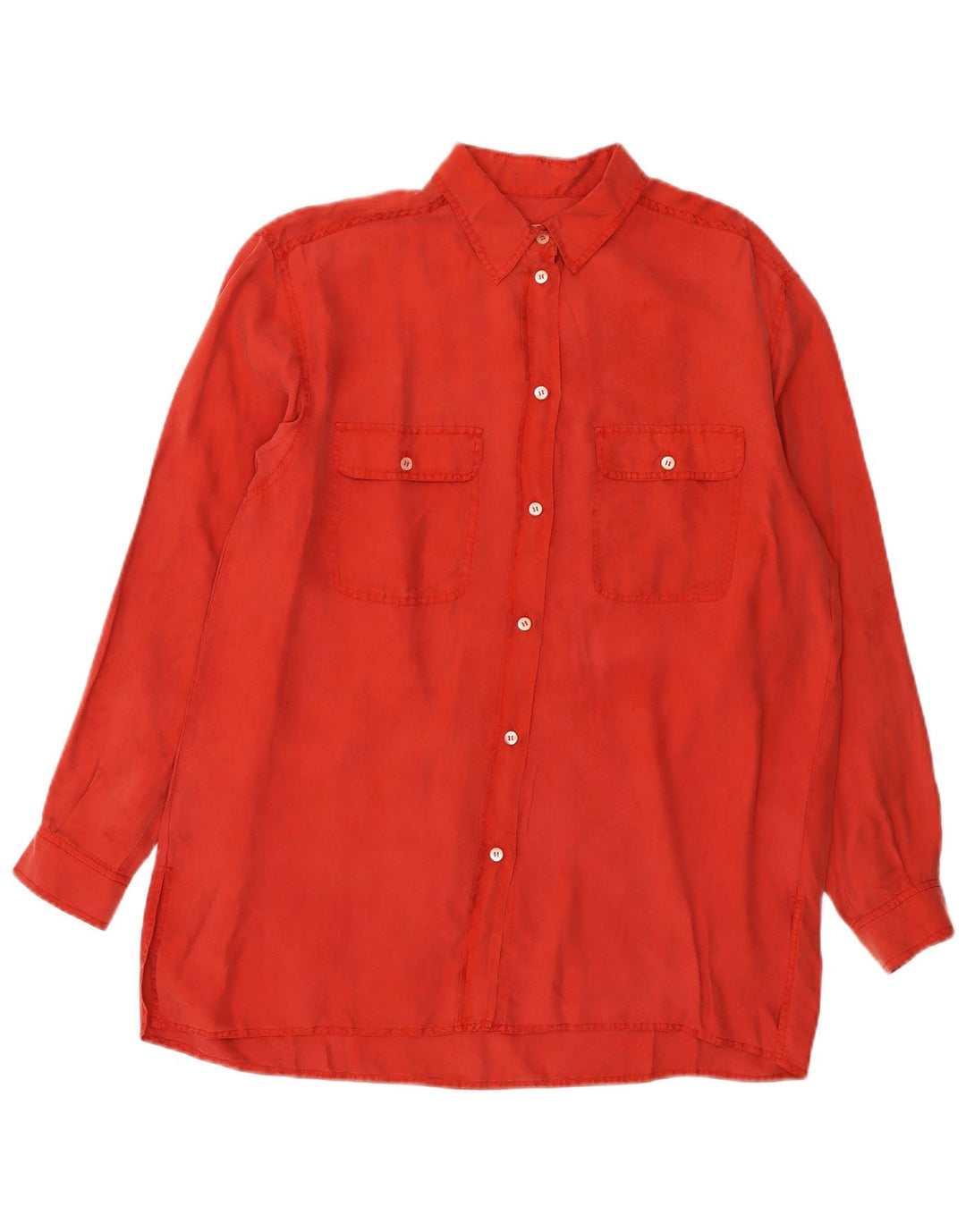 Penny Black Chemise Chemisier Femme UK 16 Grande Soie Rouge