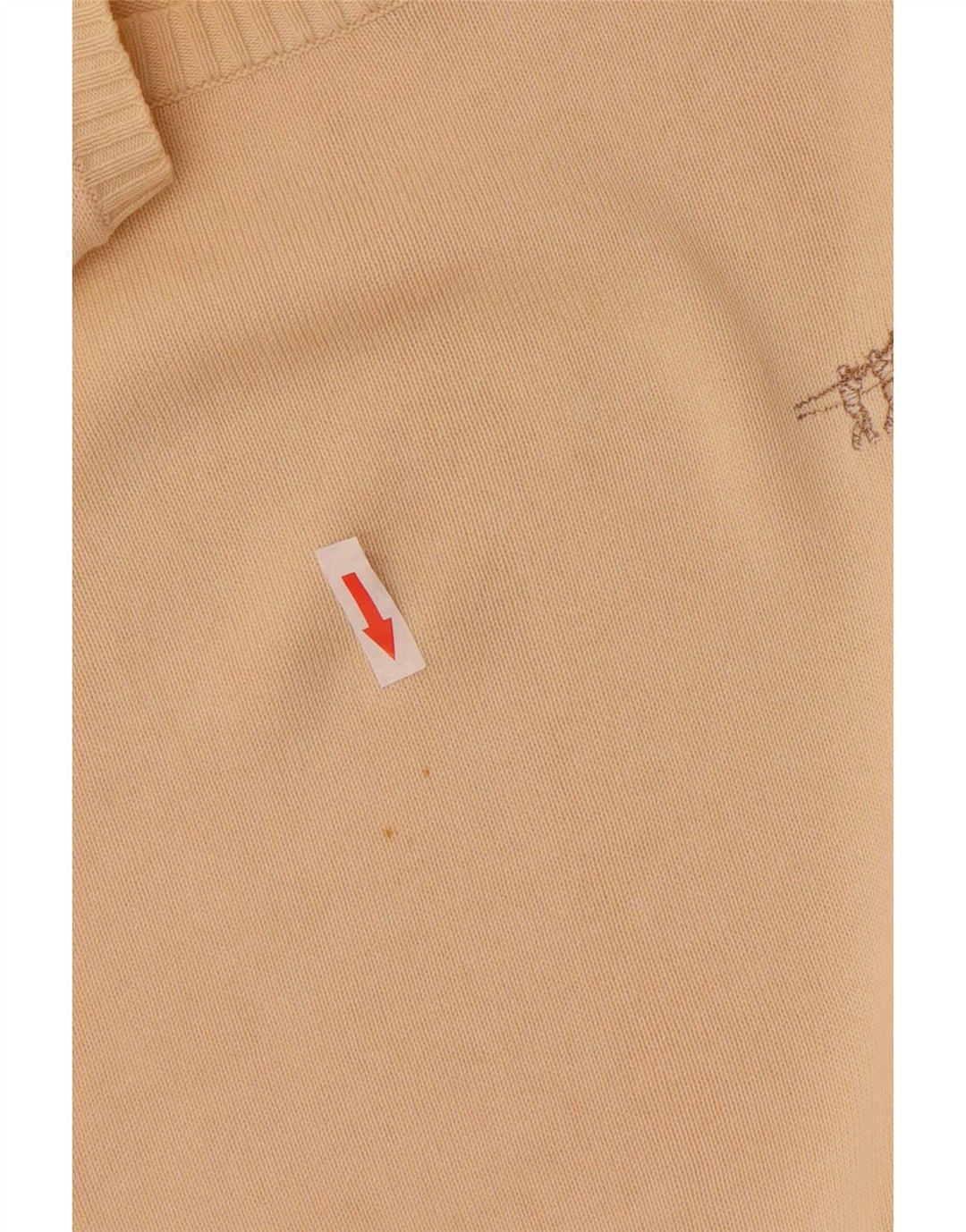 Henry Cottons Pull Col Rond Homme Coton Beige Moyen