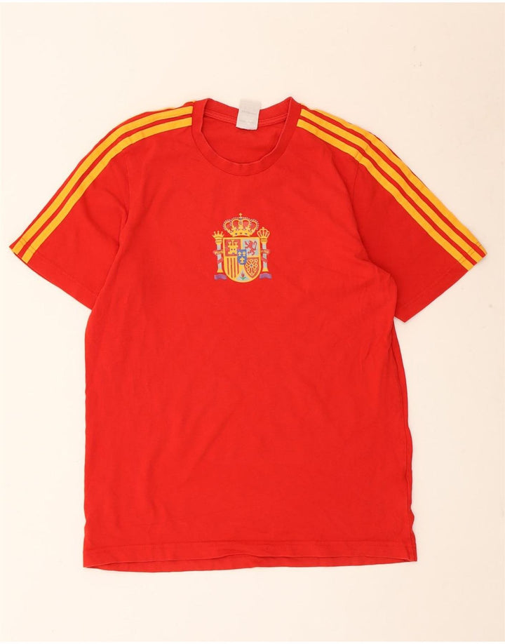 Adidas T-Shirt Homme Top Rouge Moyen Coton