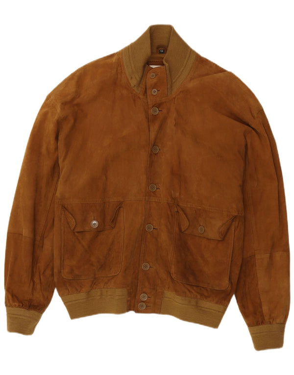Conbipel Blouson Bomber En Daim Homme IT 52 Grand Cuir Marron