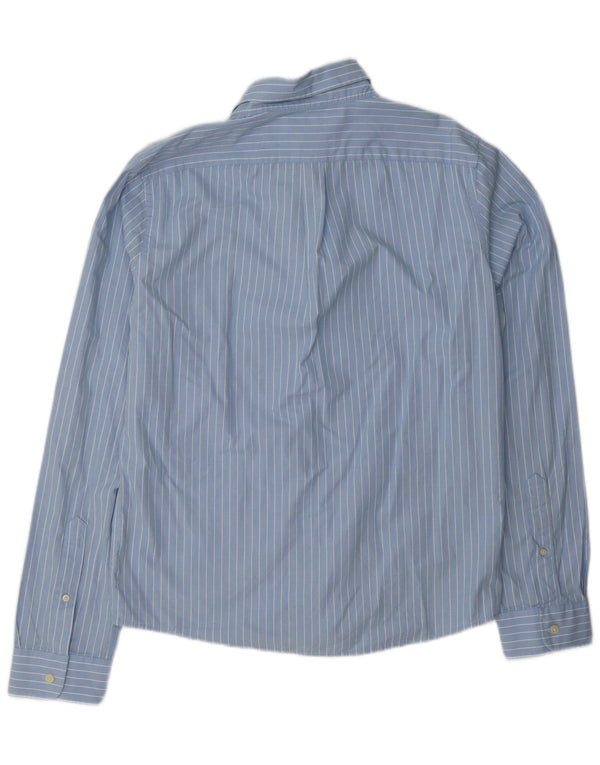 Abercrombie & Fitch Chemise musclée XL en coton à fines rayures pour homme