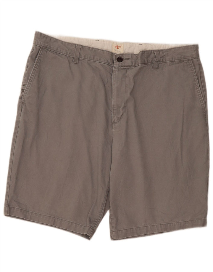 DOCKERS Short Cargo Homme W40 XL Gris Coton