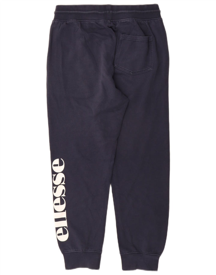 Ellesse Pantalon De Survêtement Graphique Joggers Bleu Marine Moyen Coton Homme