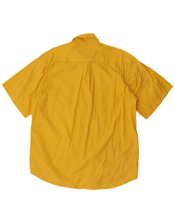 Levi's Chemise à Manches Courtes Homme Large Jaune Coton