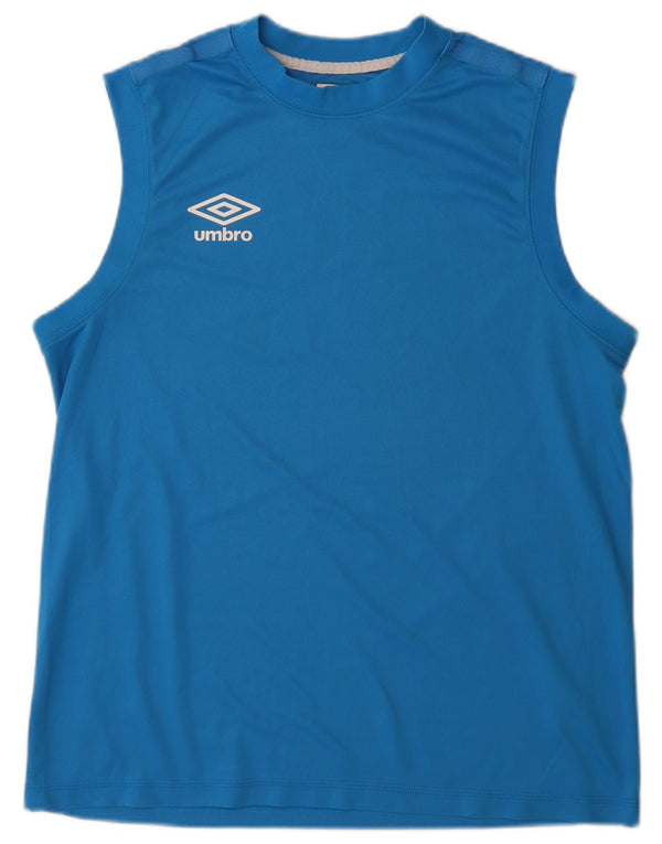 Umbro Débardeur Graphique Homme Large Bleu Polyester