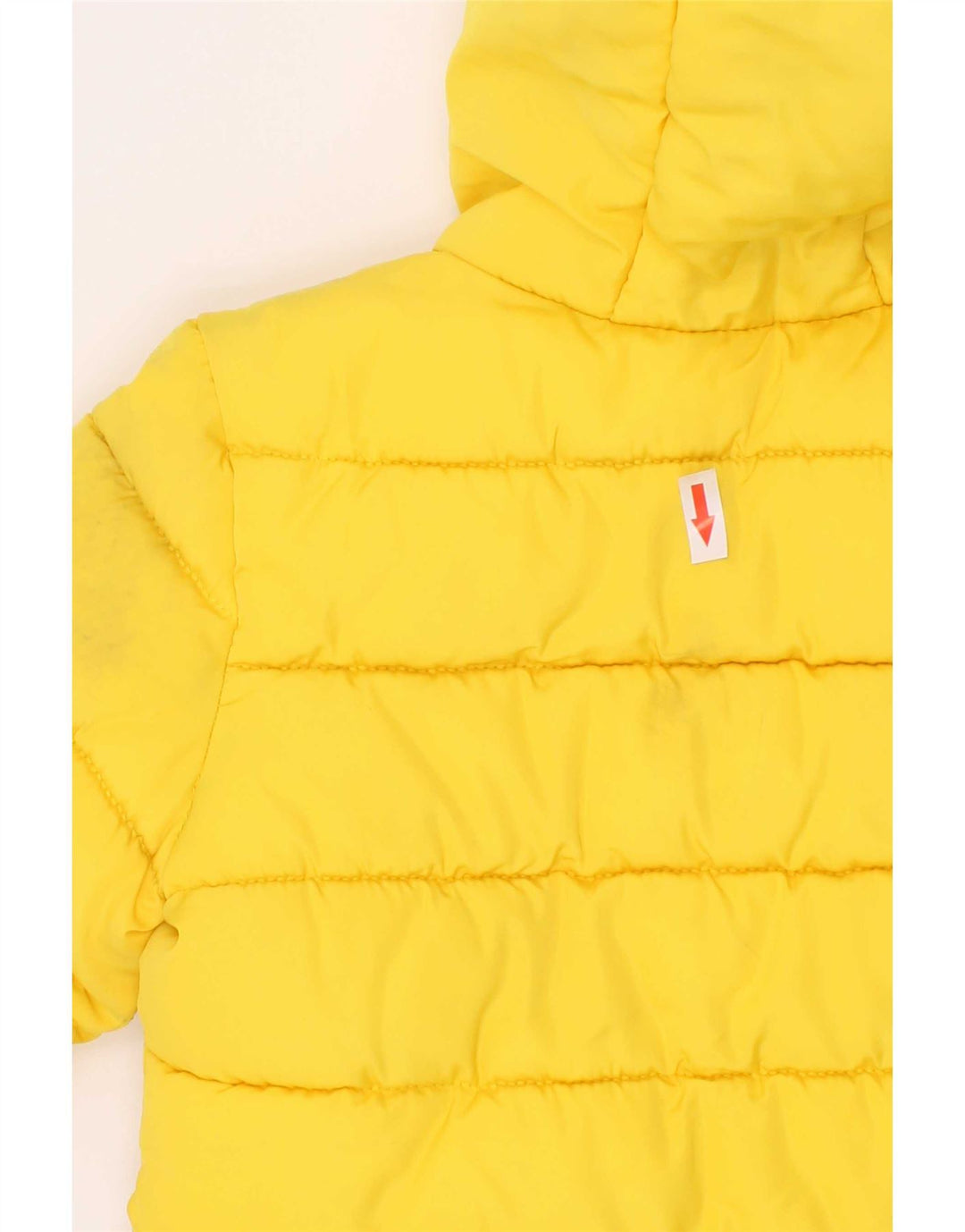 Guess Veste matelassée à capuche graphique pour garçons 3-4 ans jaune polyester