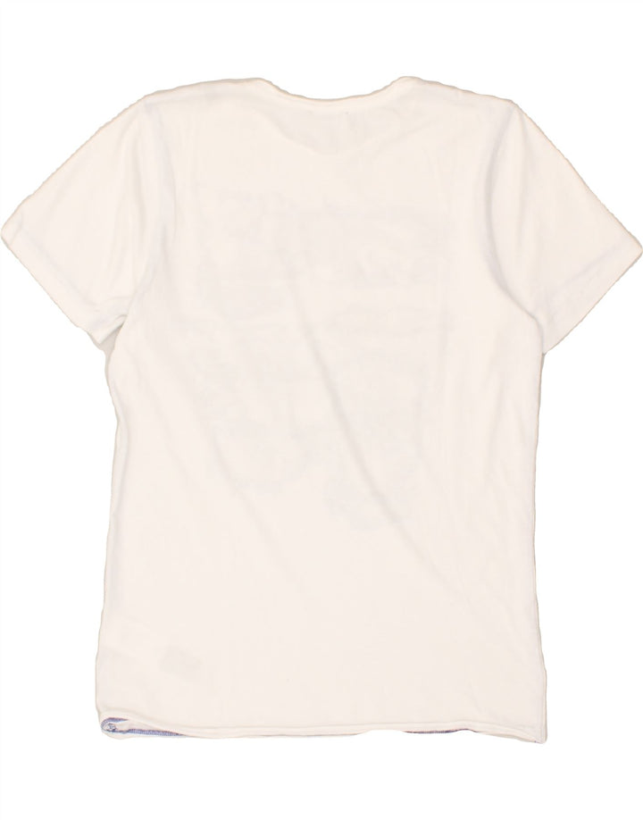 DIESEL Boys Graphic T-Shirt Top 9-10 Years White Cotton | Vintage Diesel | Thrift | Second-Hand Diesel | Used Clothing | Messina Hembry 