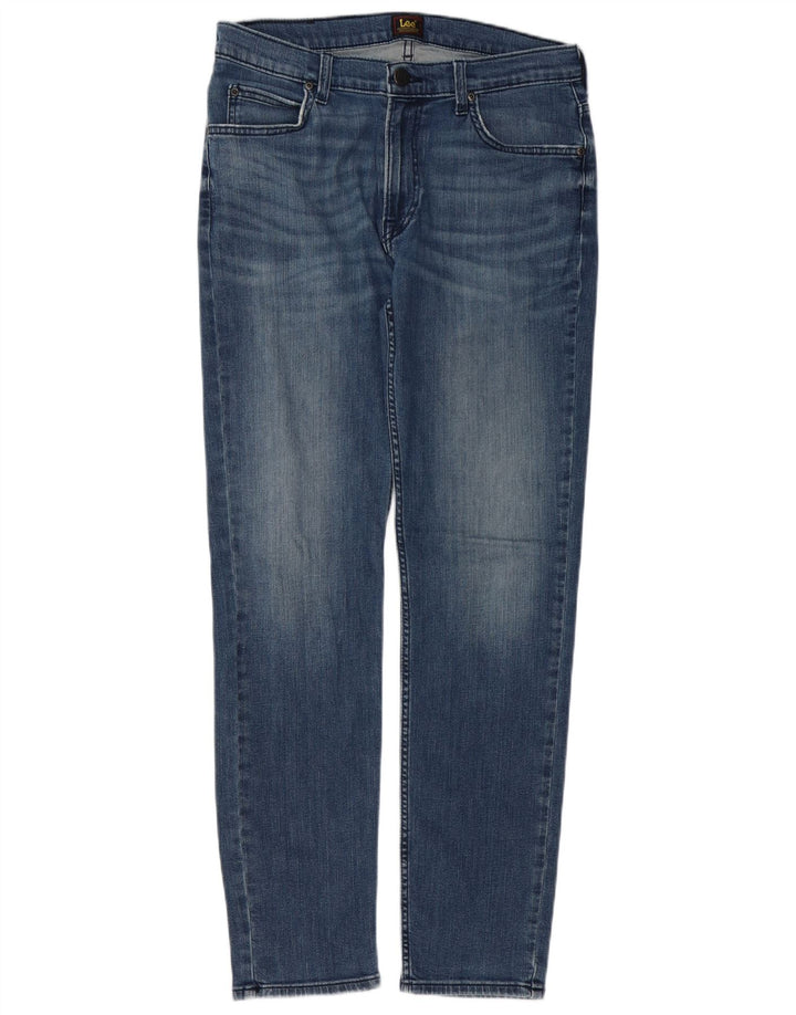 Lee Jean Slim Rider W32 L32 Homme Bleu Coton