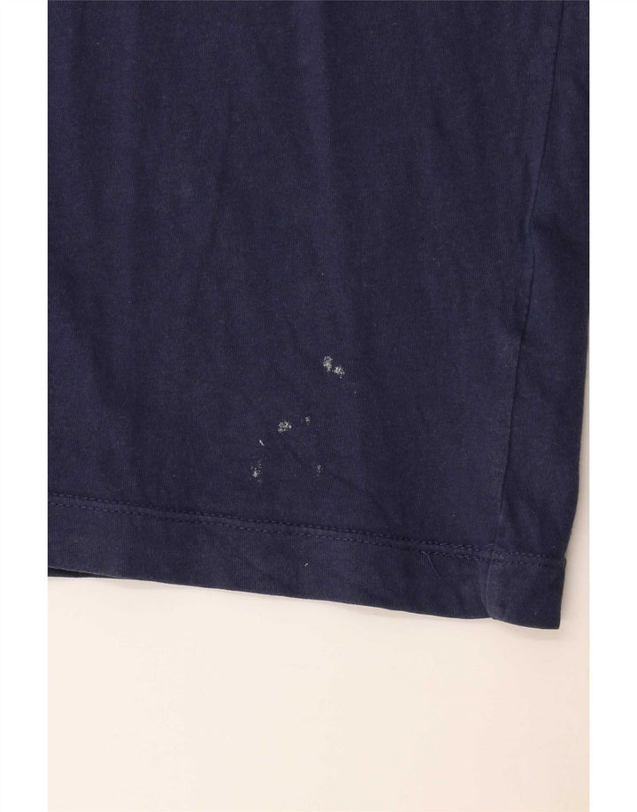 Nike T-Shirt Homme Bleu Marine Moyen Coton