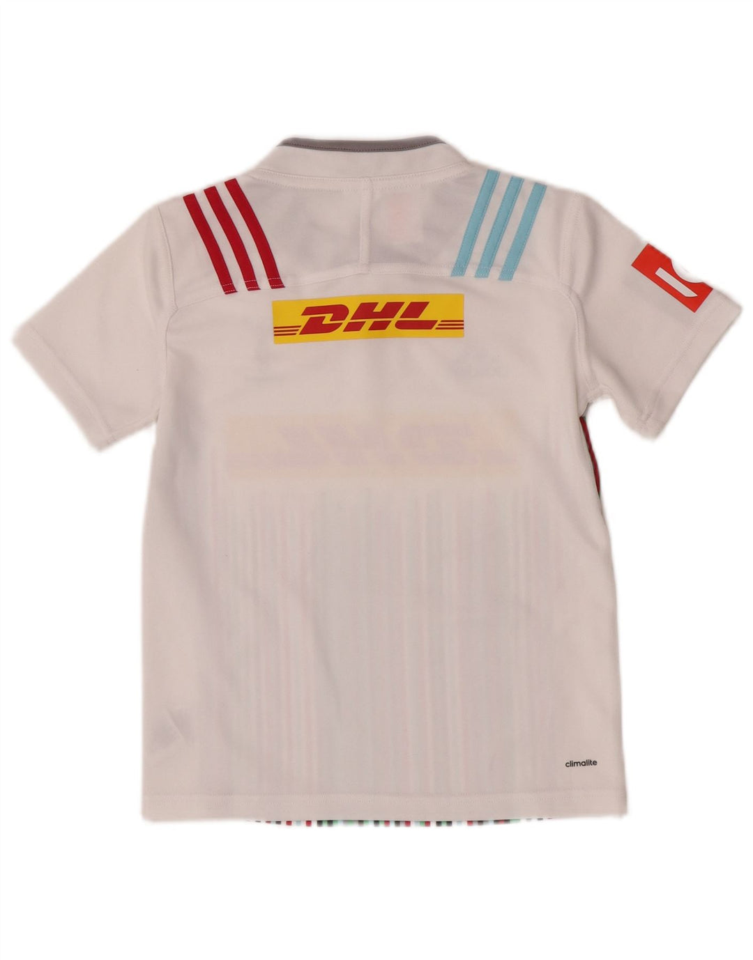 Adidas Garçons Graphic T-Shirt Top 9-10 ans Blanc Polyester