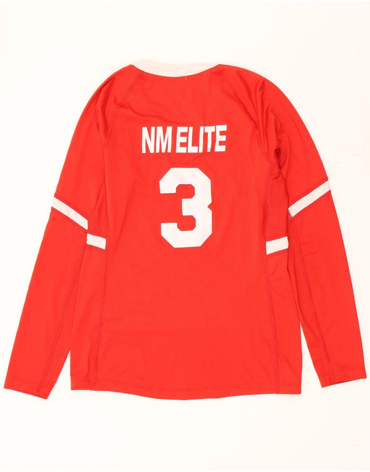 Nike Haut graphique à manches longues pour homme Petit rouge Polyester