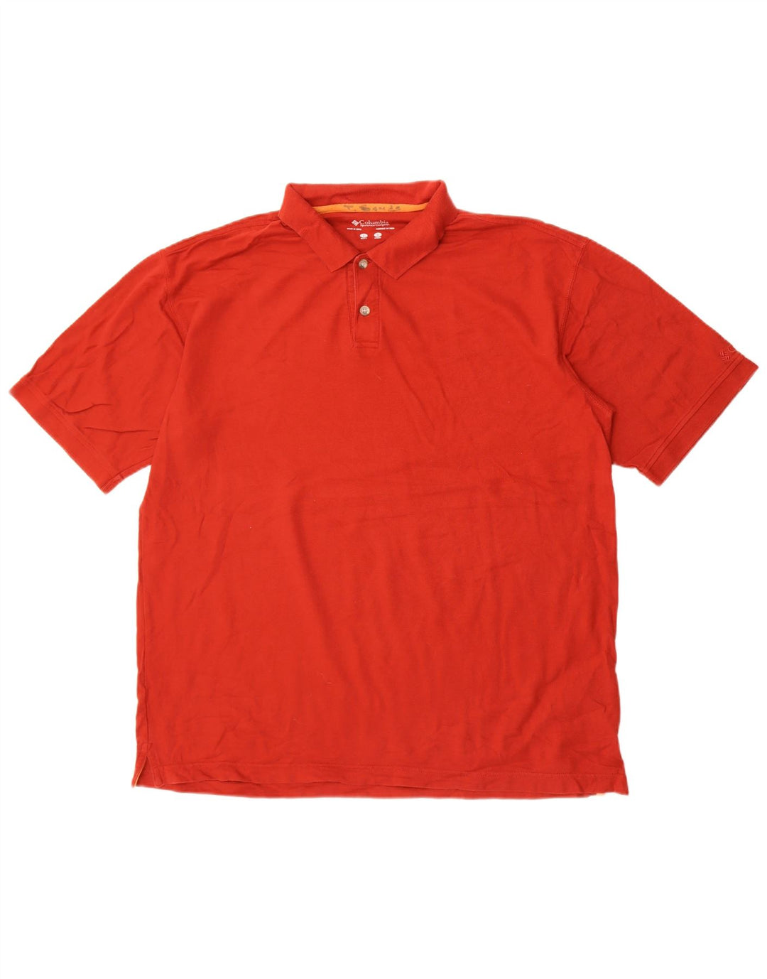 Columbia Polo Homme Grand Rouge Coton