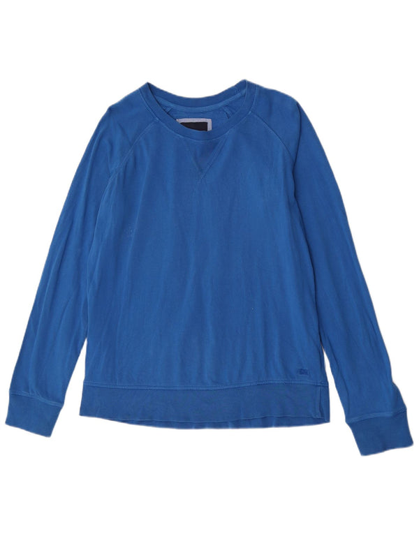 Crew Clothing Sweat-shirt pour femme en coton bleu moyen UK 42