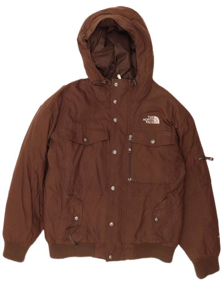 The North Face Veste coupe-vent à capuche pour homme UK 38 Nylon marron moyen
