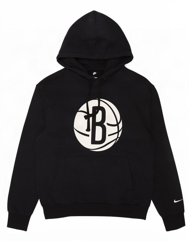 Nike Brooklyn Nets Graphic Sweat à capuche pour homme Taille S Noir Coton