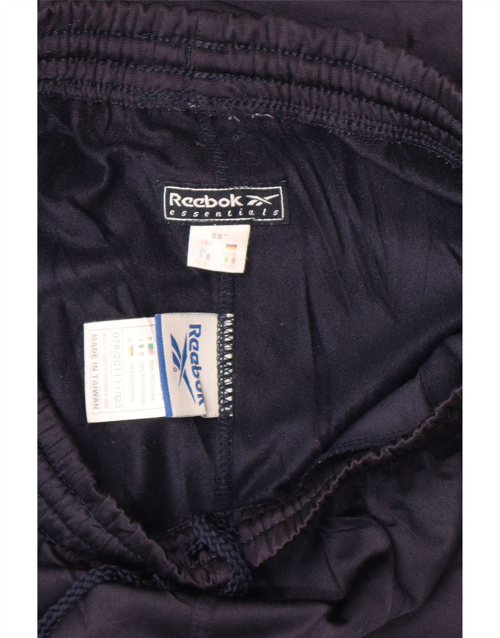 Reebok Pantalon de Survêtement Garçon 13-14 ans Bleu Marine Polyester