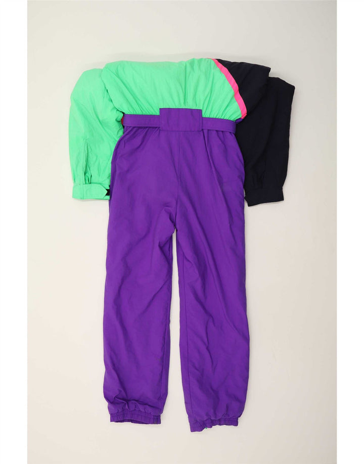Fila Combinaison de ski à capuche pour homme IT 48 Medium Multicolore Colourblock