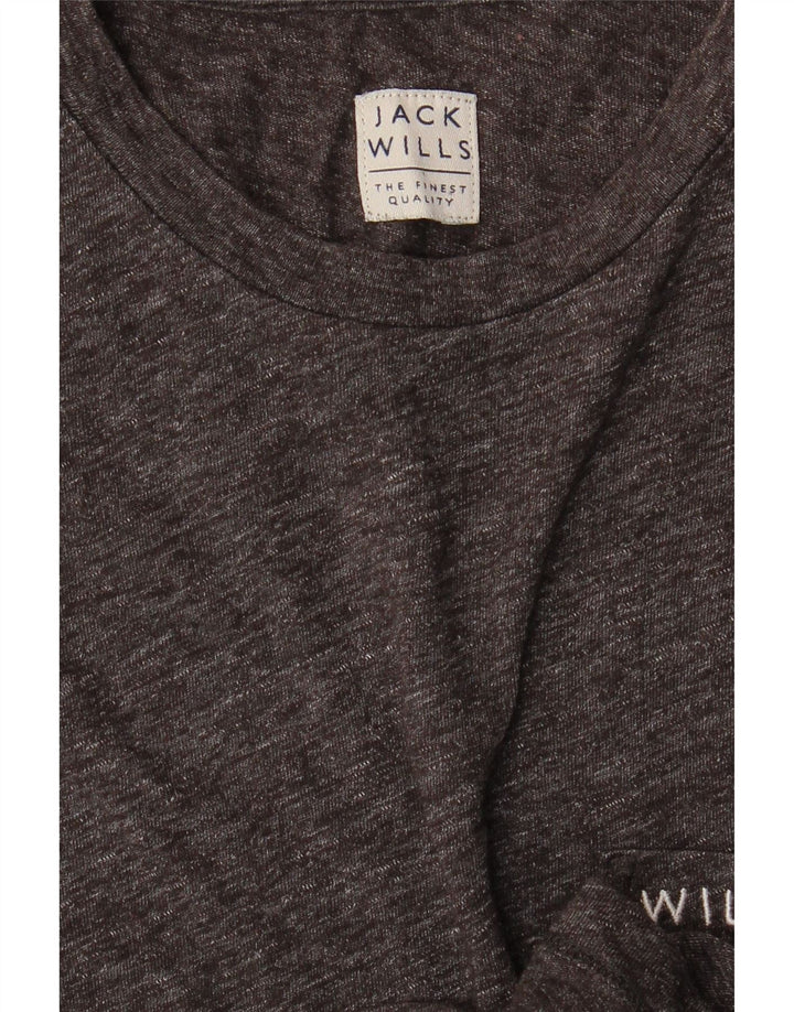 JACK WILLS T-Shirt Homme Petit Gris Moucheté