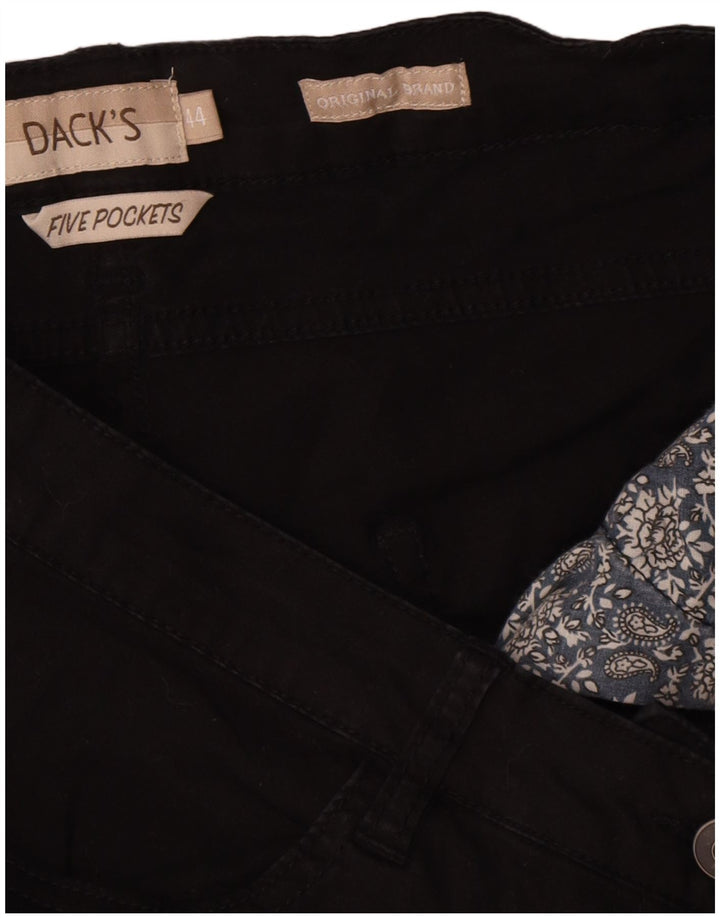 Dack's Short décontracté taille haute pour femme IT 44 Medium W32 Noir Coton