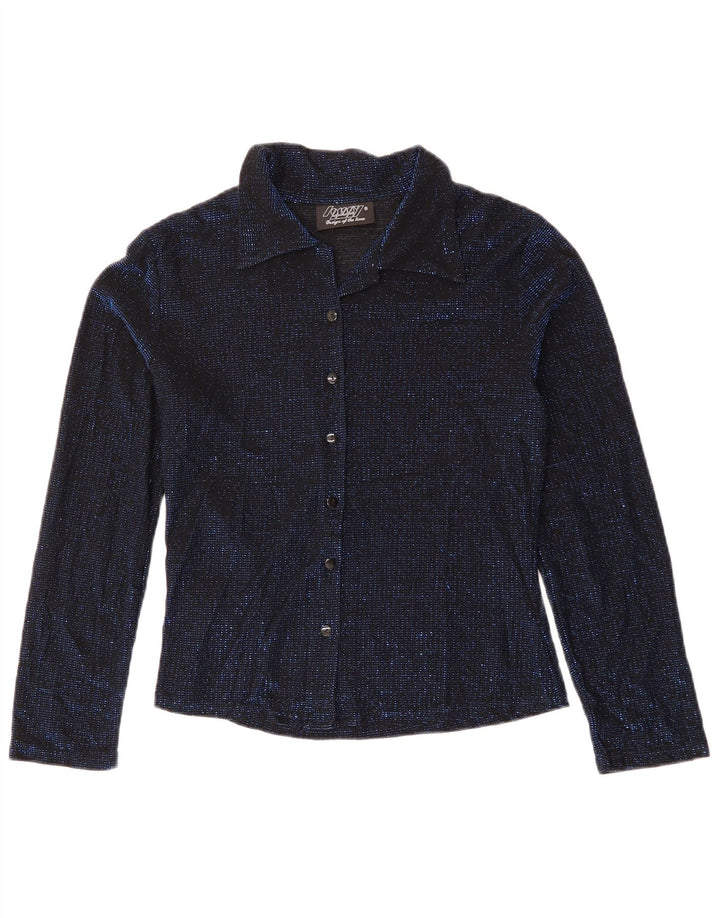 ORSAY Chemisier Chemisier UK 8 Small Bleu Marine Moucheté Élasthanne Femme