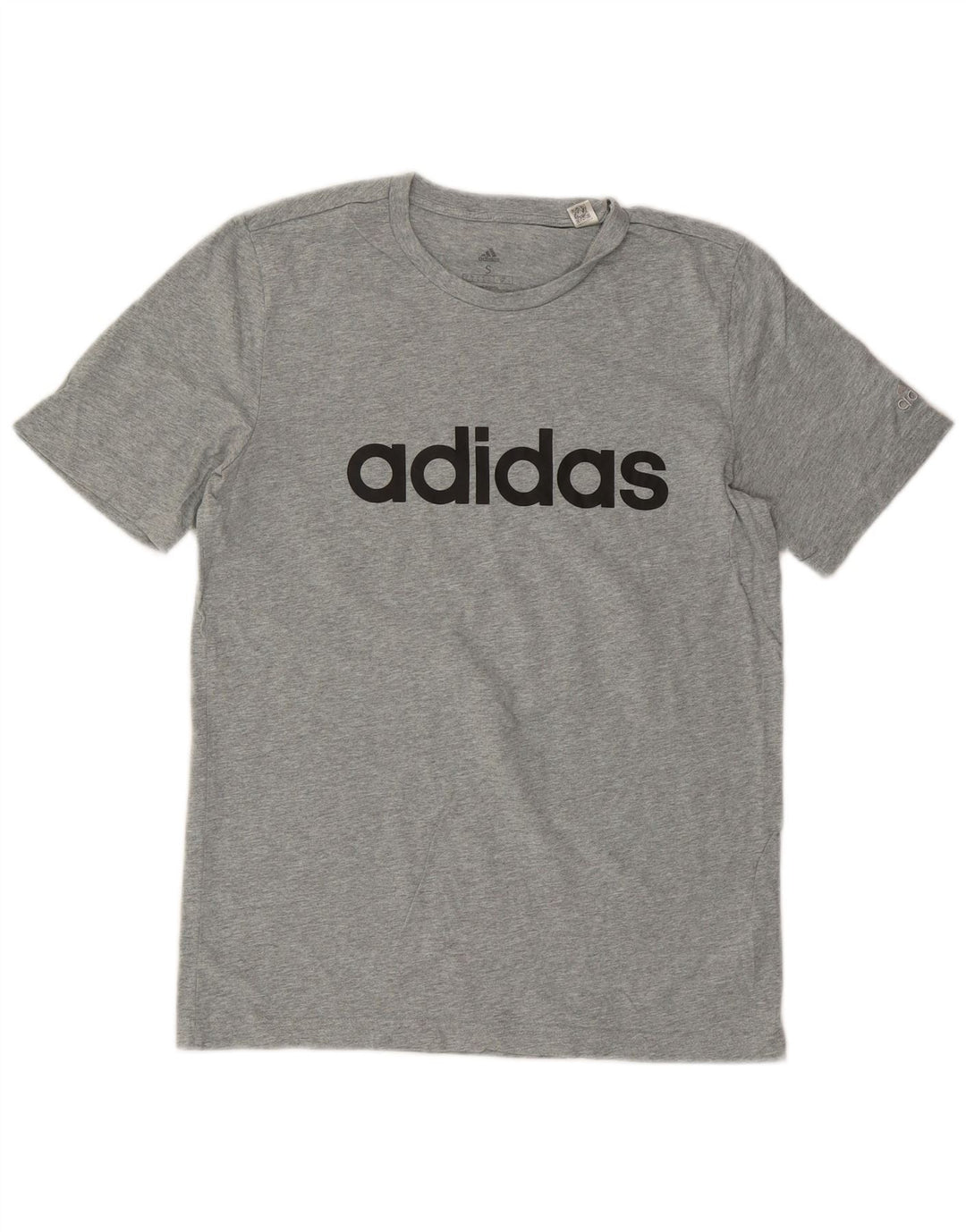 ADIDAS T-Shirt Graphique Homme Petit Gris Coton