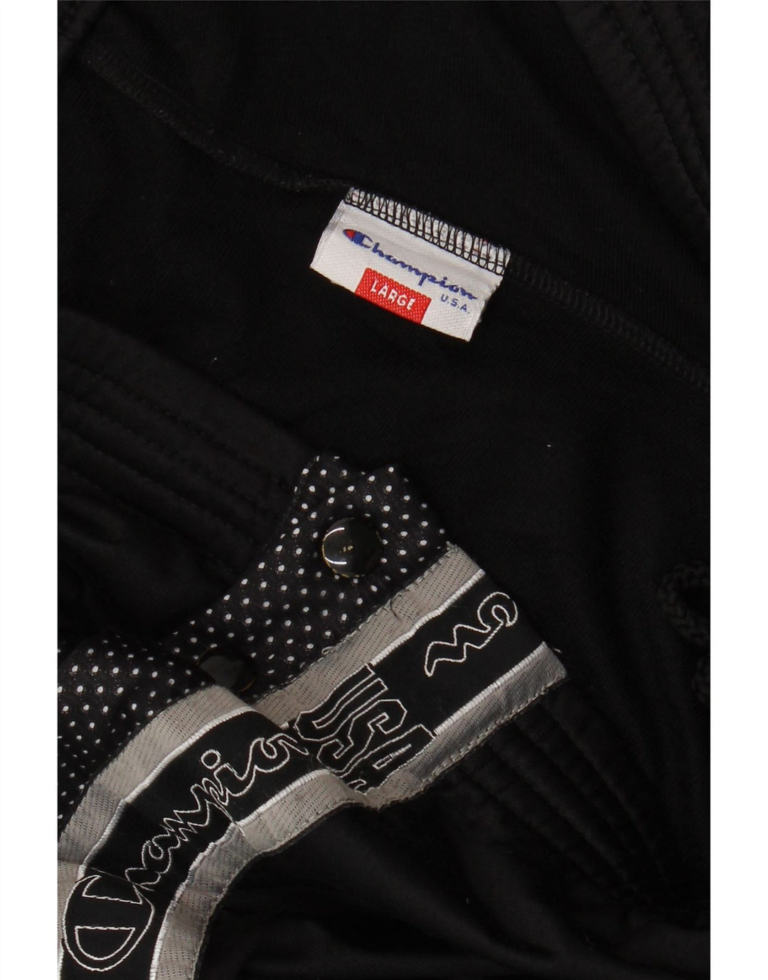 Champion Pantalon De Survêtement Graphique Homme Large Noir