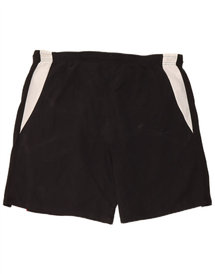 Lotto Short de sport pour homme 2XL Noir Colorblock Polyester