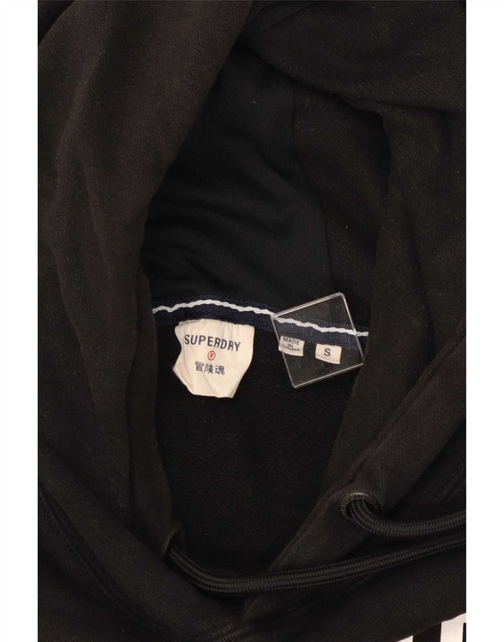 Superdry Pull à capuche graphique pour homme Petit Noir