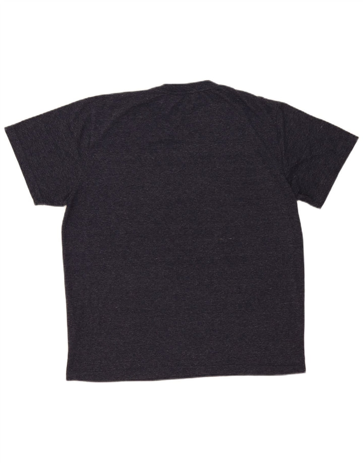 Reebok T-Shirt Top XL Homme Gris Moucheté Polyester