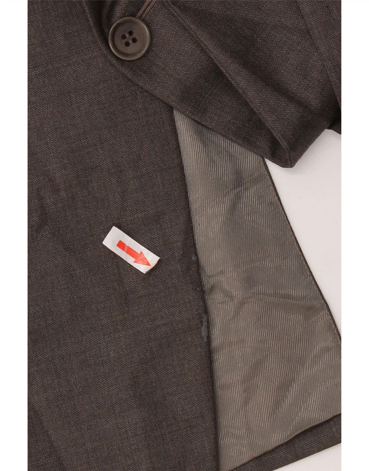 Marks & Spencer Veste blazer à 3 boutons pour homme UK 44 XL Gris laine vierge