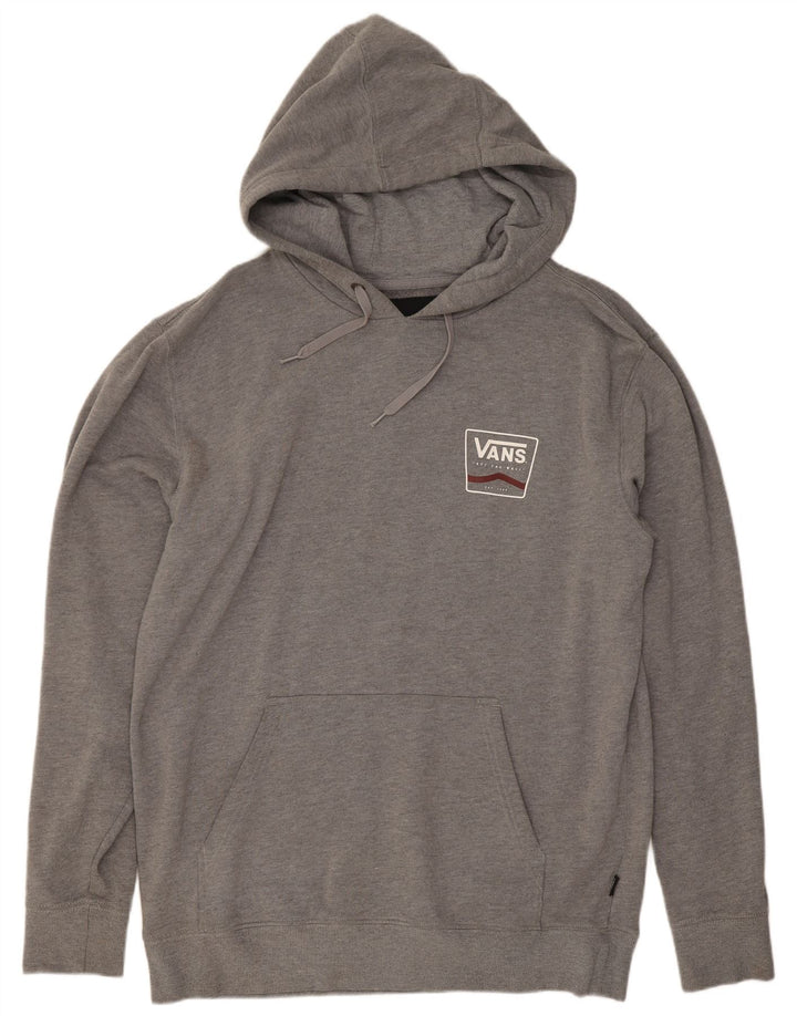 Vans Pull à Capuche Graphique Homme Gris Moyen