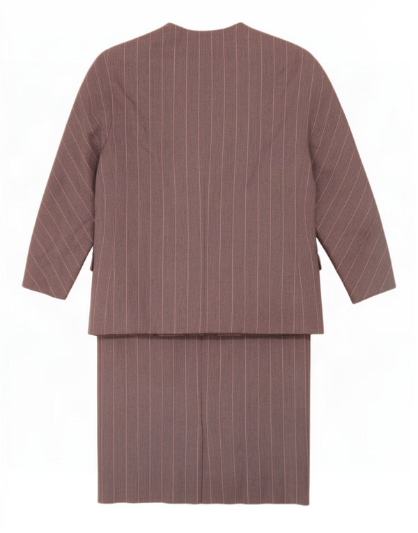 La Cordee Ensemble jupe 2 pièces pour femme IT 44 Medium W28 Marron rayé