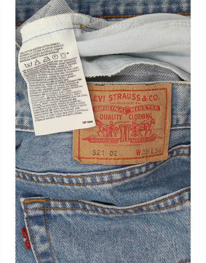 Levi's Jean Droit 521 Homme Bleu W36 L36 Coton