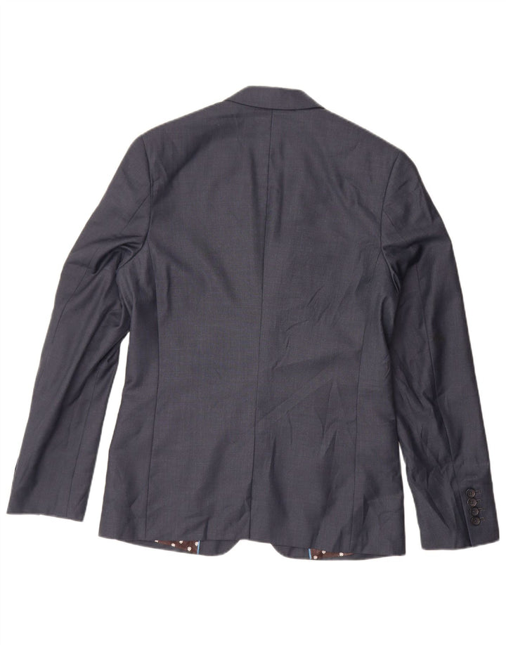 Penguin Veste Blazer 2 Boutons Homme UK 36 Petit Bleu Marine Polyester