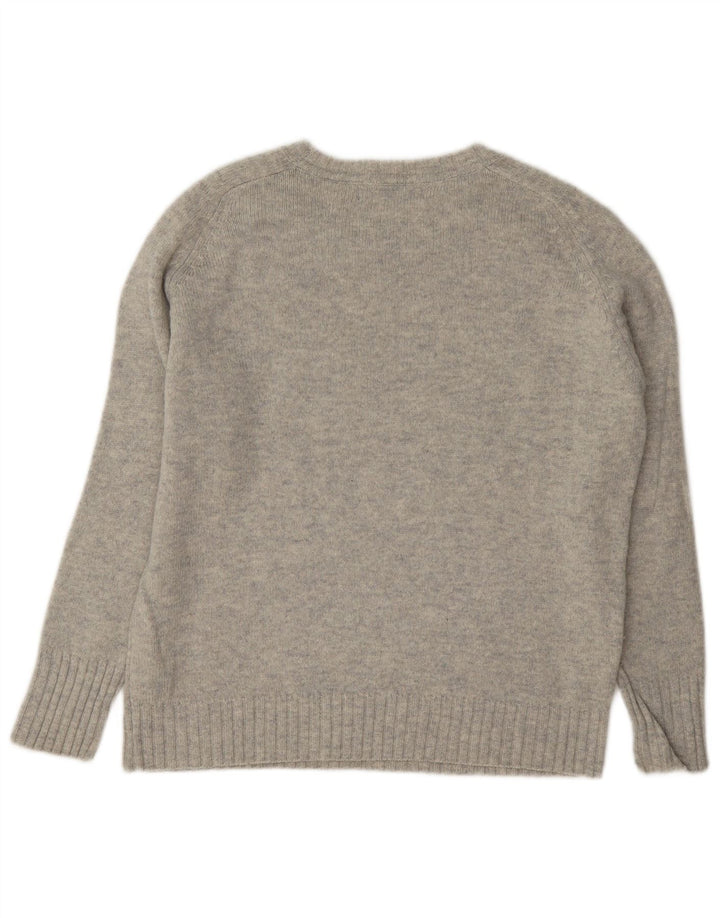 Marks & Spencer Pull col bateau pour femme UK 12 Bleu moyen moucheté
