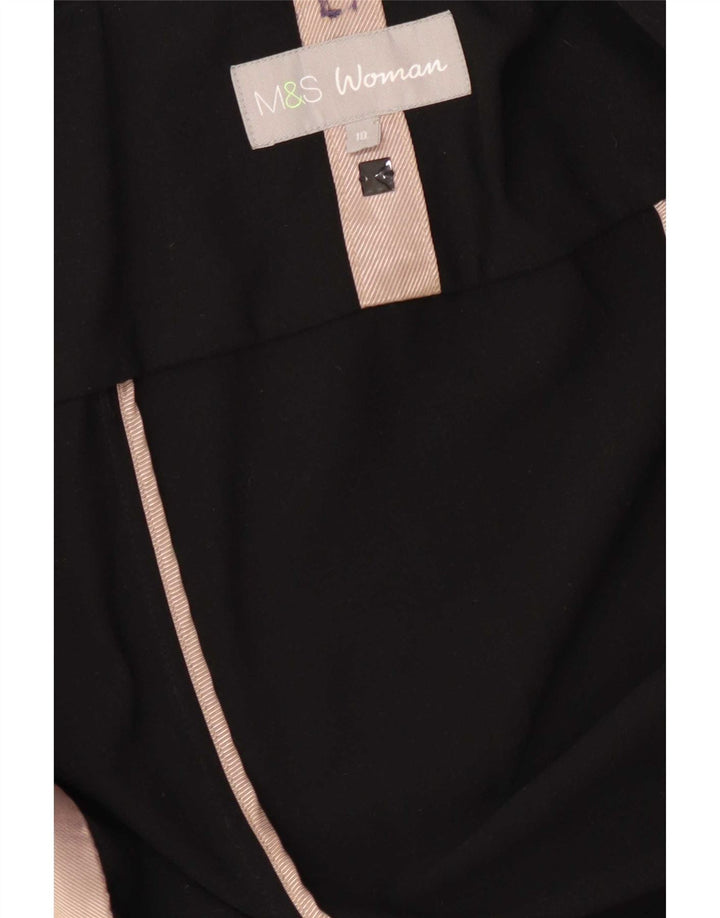 Marks & Spencer Veste blazer ouverte pour femme UK 10 Small Noir