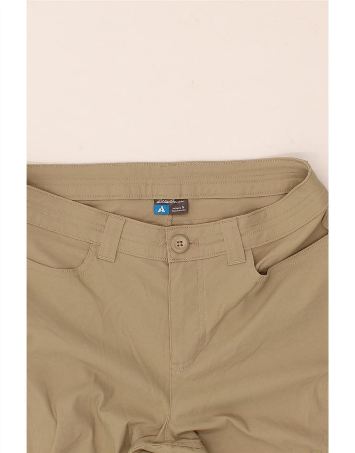 EDDIE BAUER Womens Straight Cargo Trousers US 6 Medium W30 L32 Beige Nylon Vintage Eddie Bauer and Second-Hand Eddie Bauer from Messina Hembry 