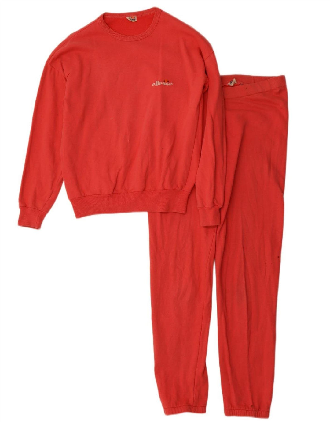 ELLESSE Womens Oversized Full Tracksuit UK 10 Small Pink