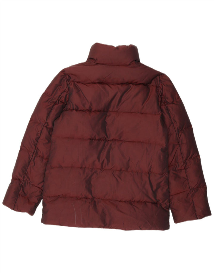 Zara Veste matelassée pour femme UK 14 Bordeaux moyen