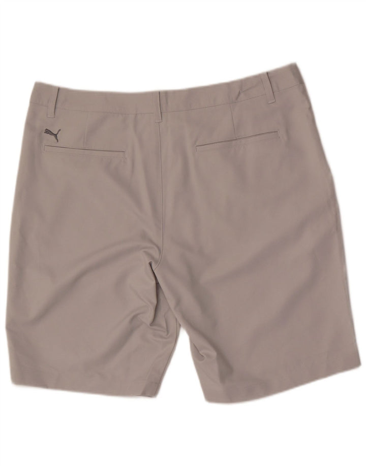 PUMA Short Chino Homme W36 Large Gris Polyester