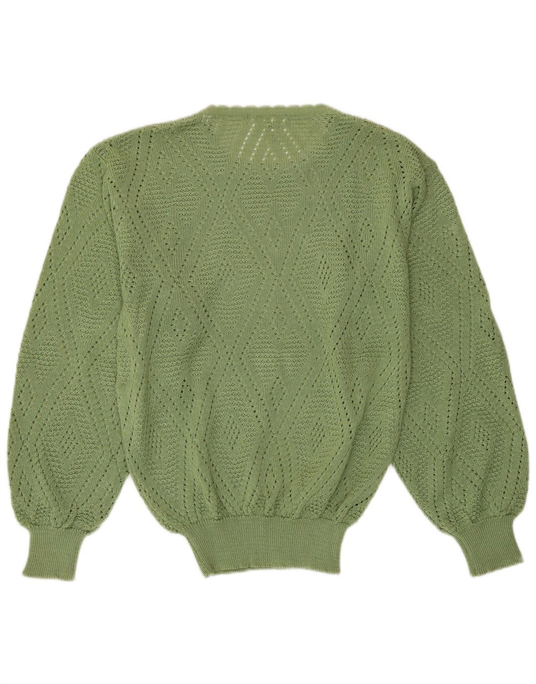 Bayer Pull ras du cou pour femme EU 42 Large Vert Acrylique