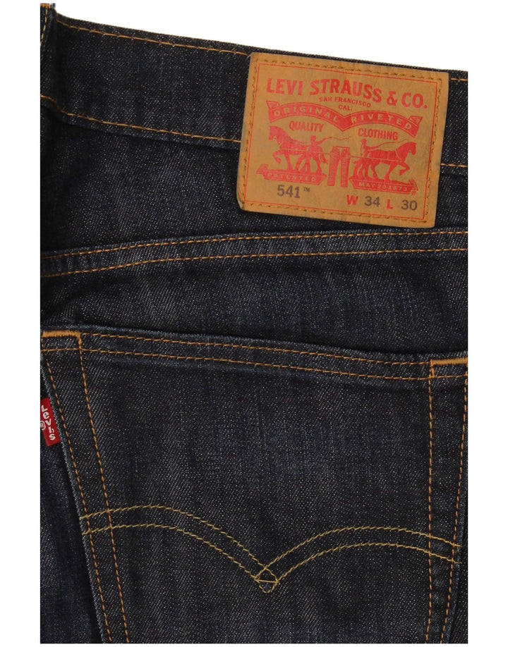 Levi's Jean 541 Straight Homme Bleu Marine W34 L30 Coton