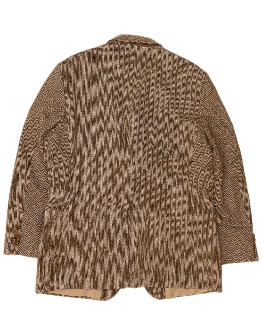Marks & Spencer Veste blazer à 3 boutons pour homme UK 42 Grand chevrons marron