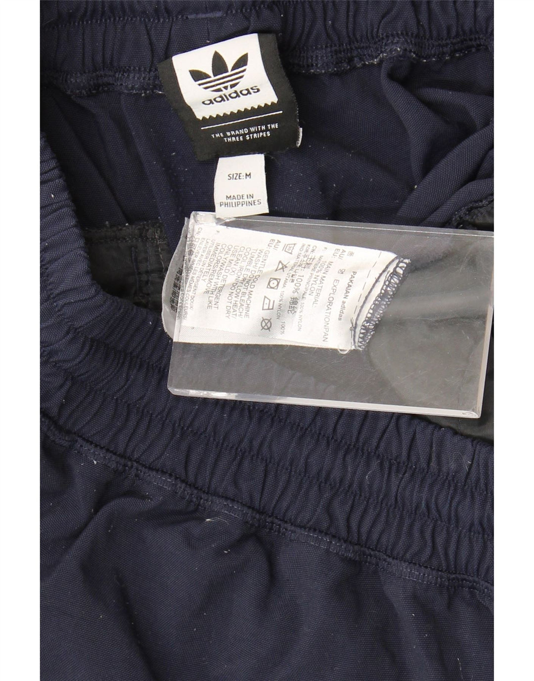 Adidas Short de sport pour homme en nylon bleu marine moyen