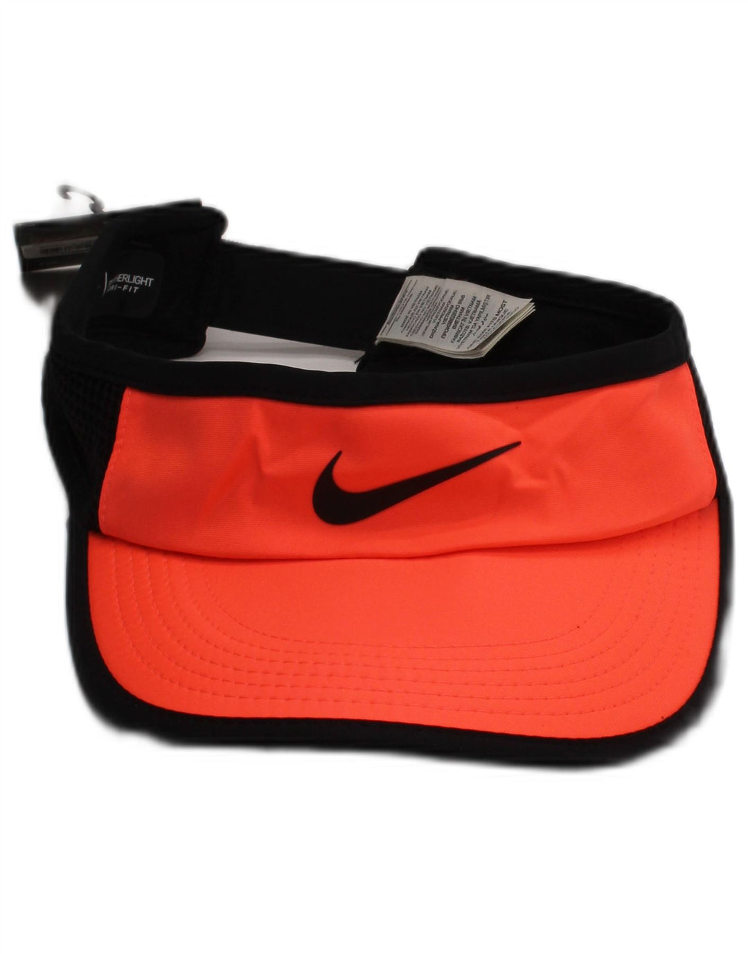 NIKE Casquette à visière Dri Fit pour femme Taille unique Orange Polyester Sports