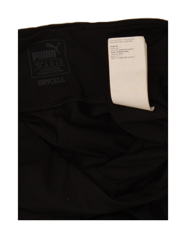 PUMA Womens Leggings UK 12 Medium Black Polyester Vintage Puma and Second-Hand Puma from Messina Hembry 